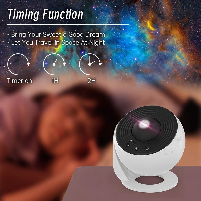 AUSYLE Night Light Galaxy Projector Starry Sky Lamp