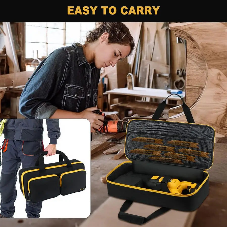 Case Compatible with DEWALT 20V 60V Reciprocating Saw DCS380B DCS382B DCS389B and Milwaukee M18 282120 262120 272220, with Multi