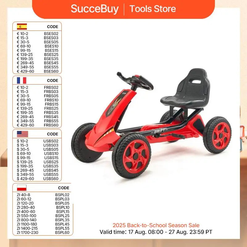 Mistys Garden Gadgets More SucceBuy Pedal Go Kart For Kids