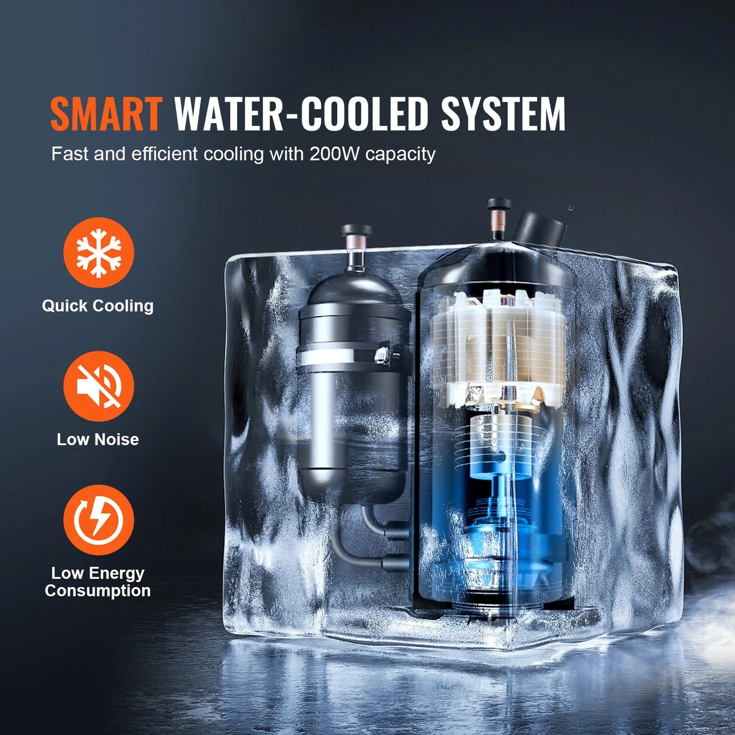 Succebuy KH6000 Water Chiller 200W for CO2 Laser Engraving