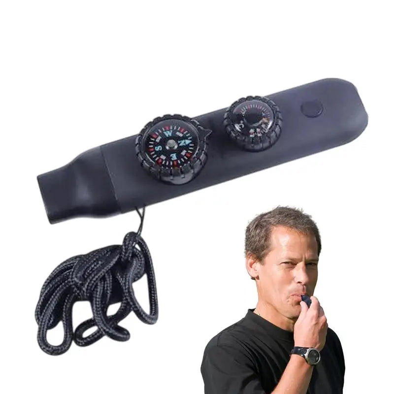 Hign Concerned Survival Whistle With LED Light And Compass