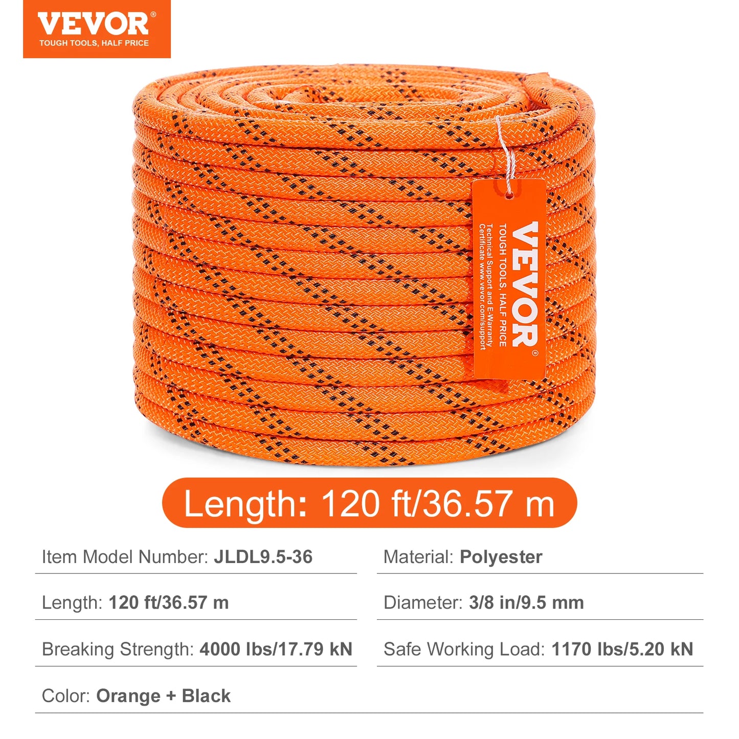 SucceBuy DualWeave Polyester Rope For Outdoor Adventures