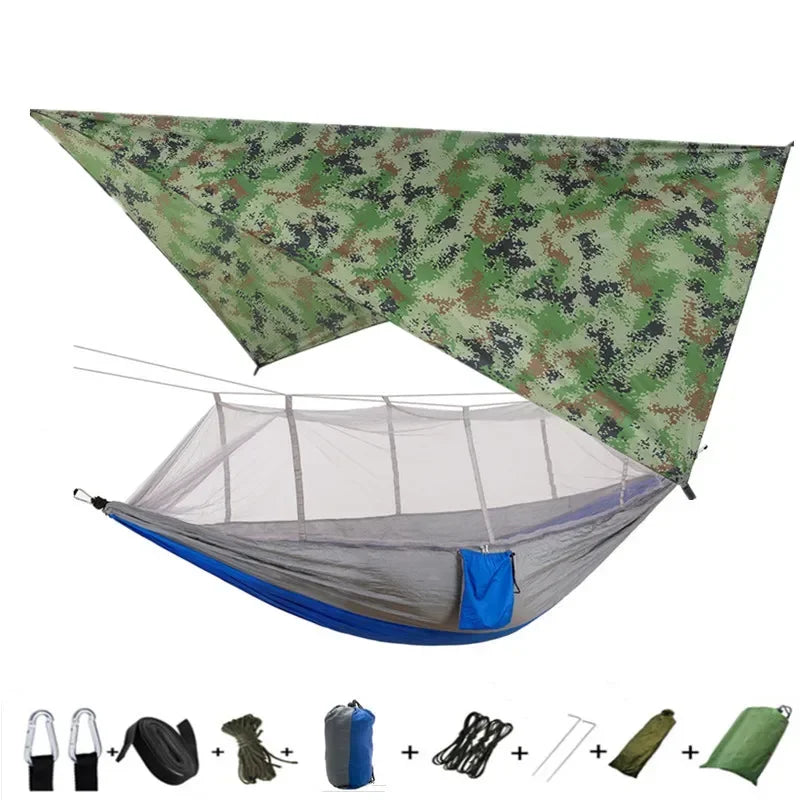Swallowtail Lightweight Camping Hammock Canopy And Rain Fly