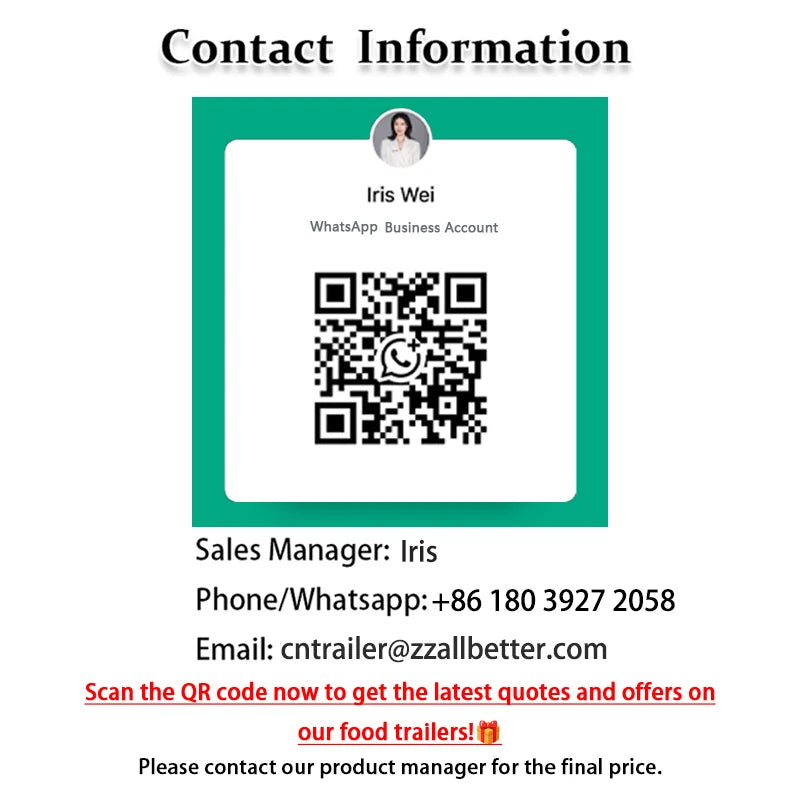 BELYOO Concession Food Trailer Mobile Kitchen For Bakery Ice Cream