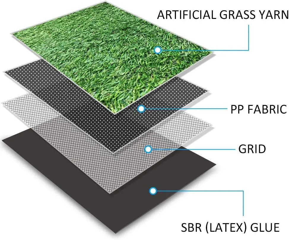 Realistic Thick Artificial Grass Turf Indoor Outdoor