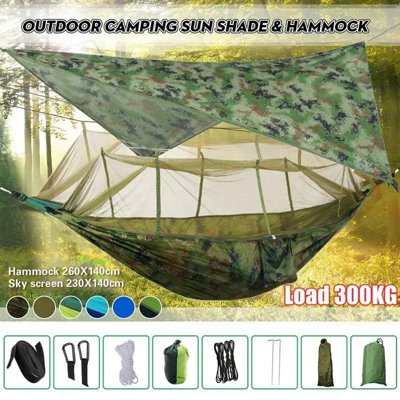 Swallowtail Lightweight Camping Hammock Canopy And Rain Fly