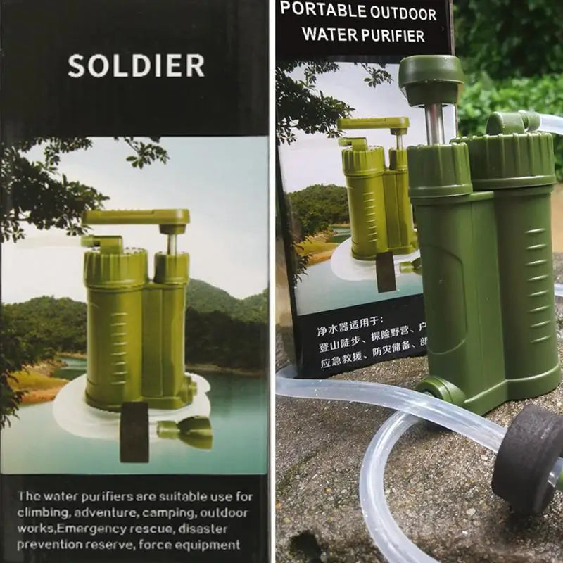Hign Concerned Water Filter Hand Pump for Outdoor Survival