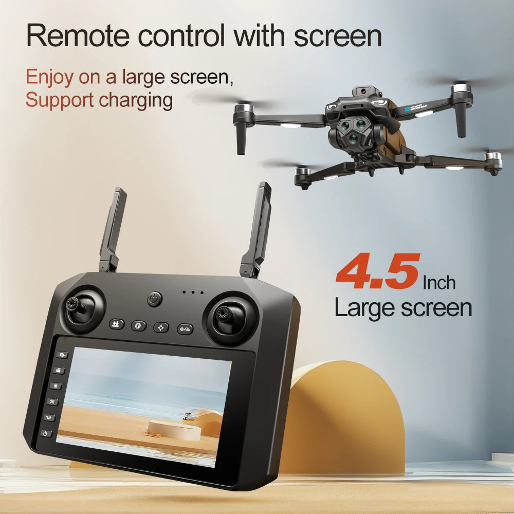 Camera 4K Drone Quad Copter With Brushless Motors FPV