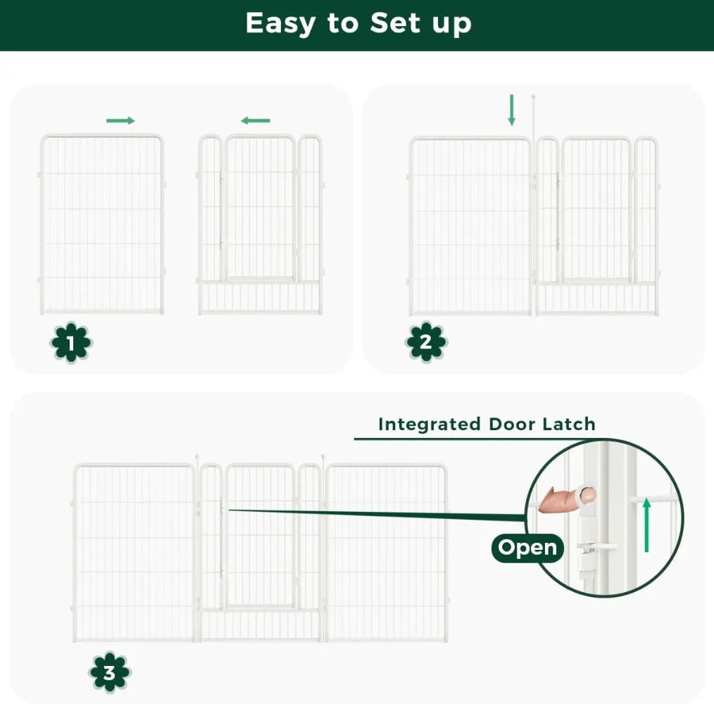 Feature Garden Fence No Dig Metal Gate With Panels