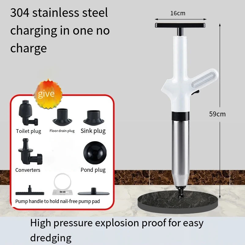 Choice Toilet Unclogger Air Pressure Drain Blaster