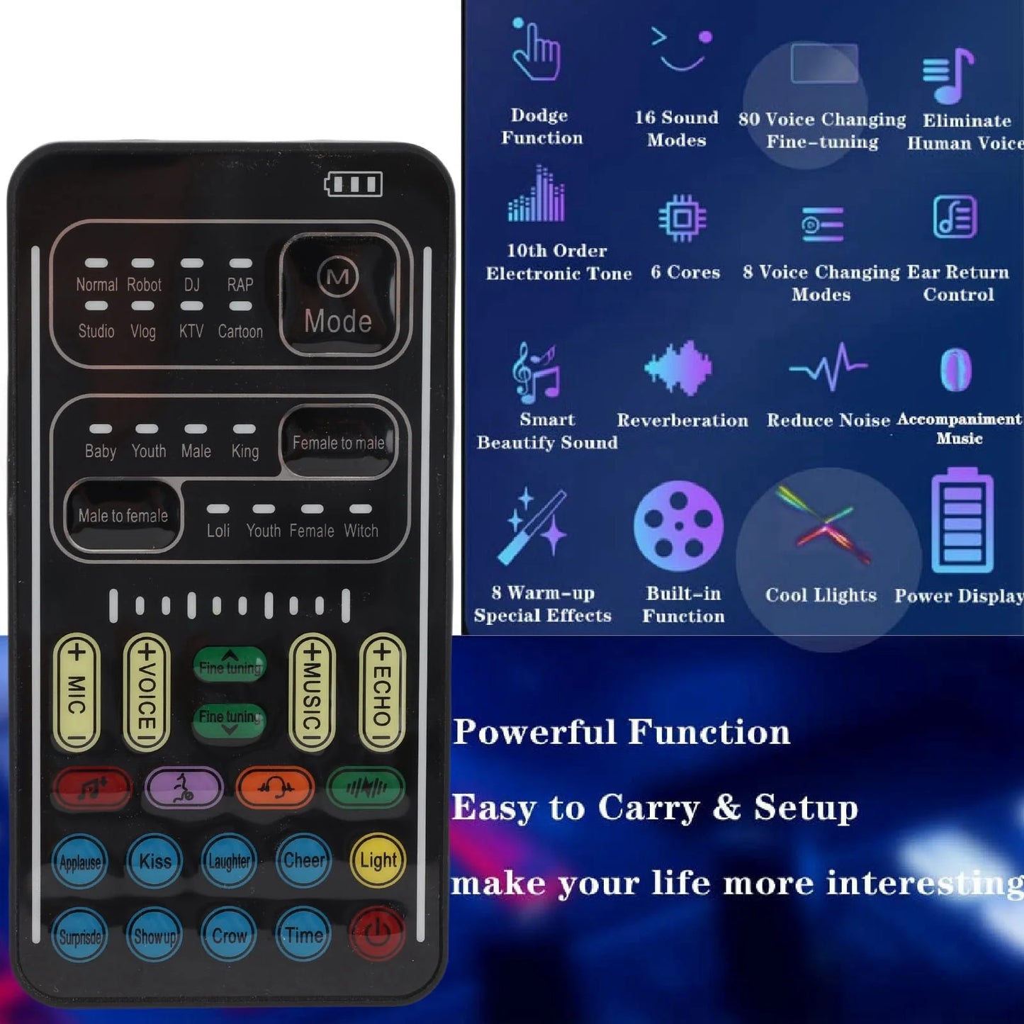 Hignconcerned Voice Changer Disguiser 8 Sound Effects