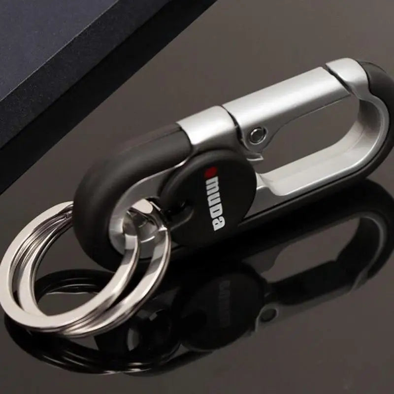 Electric Key Carabiner Double Rings Key Chains For Car Keys