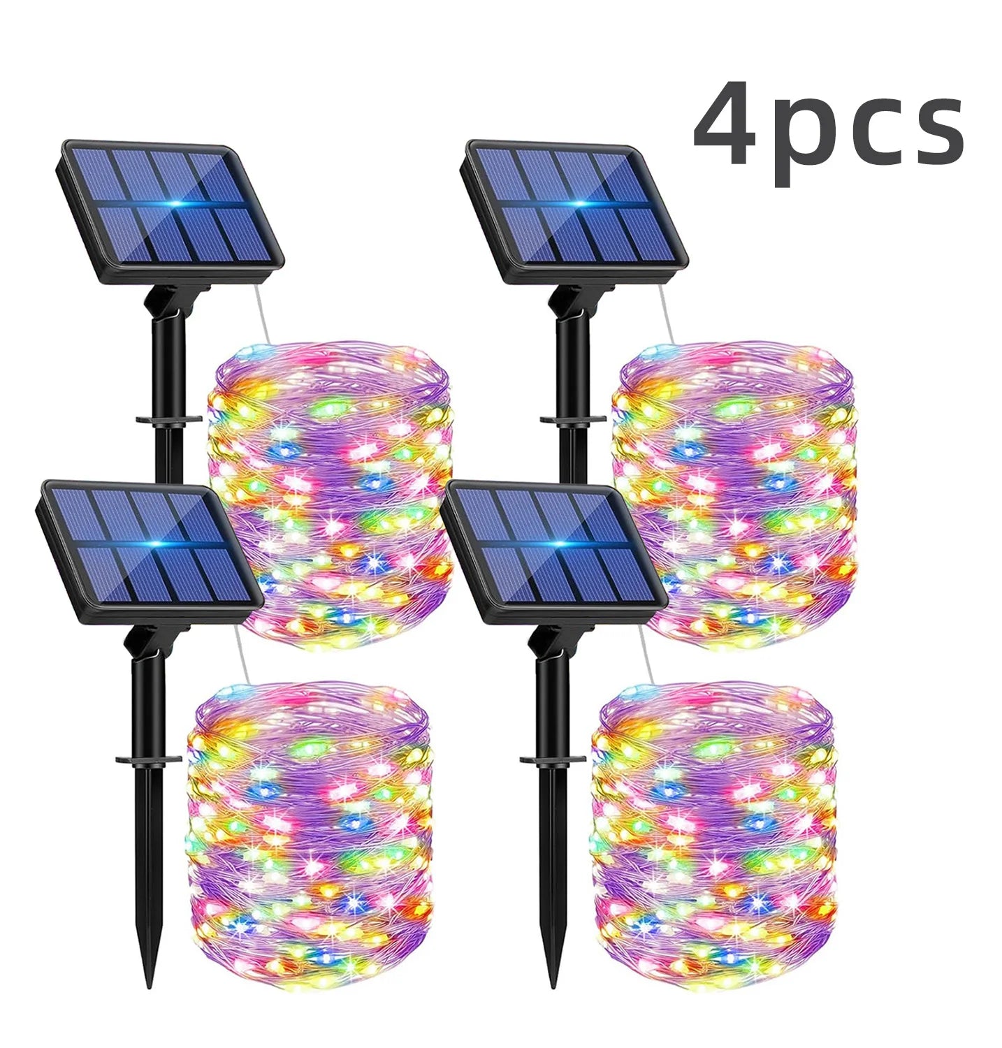 IRILUCN Solar String Fairy Lights Outdoor Christmas Garland Waterproof