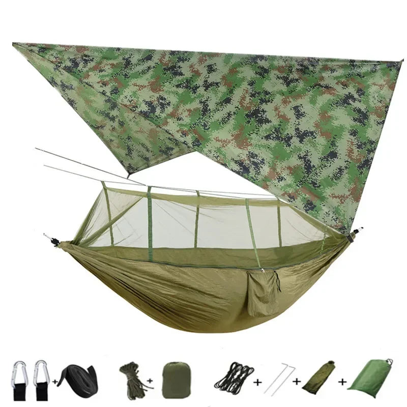 Swallowtail Lightweight Camping Hammock Canopy And Rain Fly