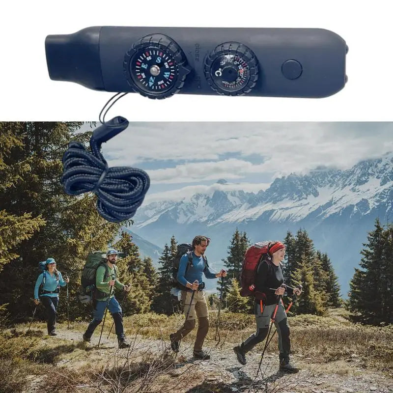 Hign Concerned Survival Whistle With LED Light And Compass