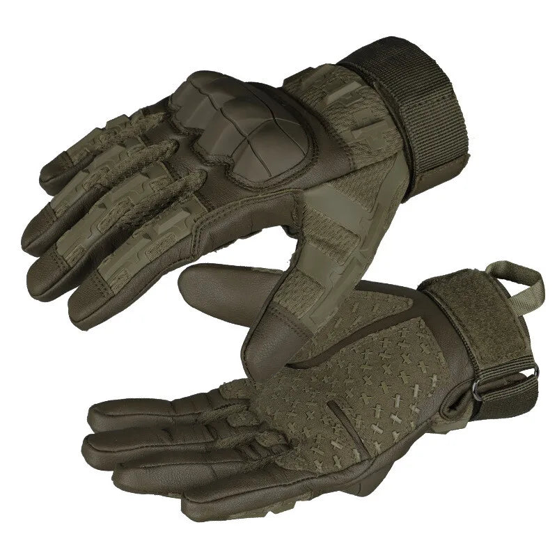 Tactical Full Finger Cycling Gloves With Non Slip Grip