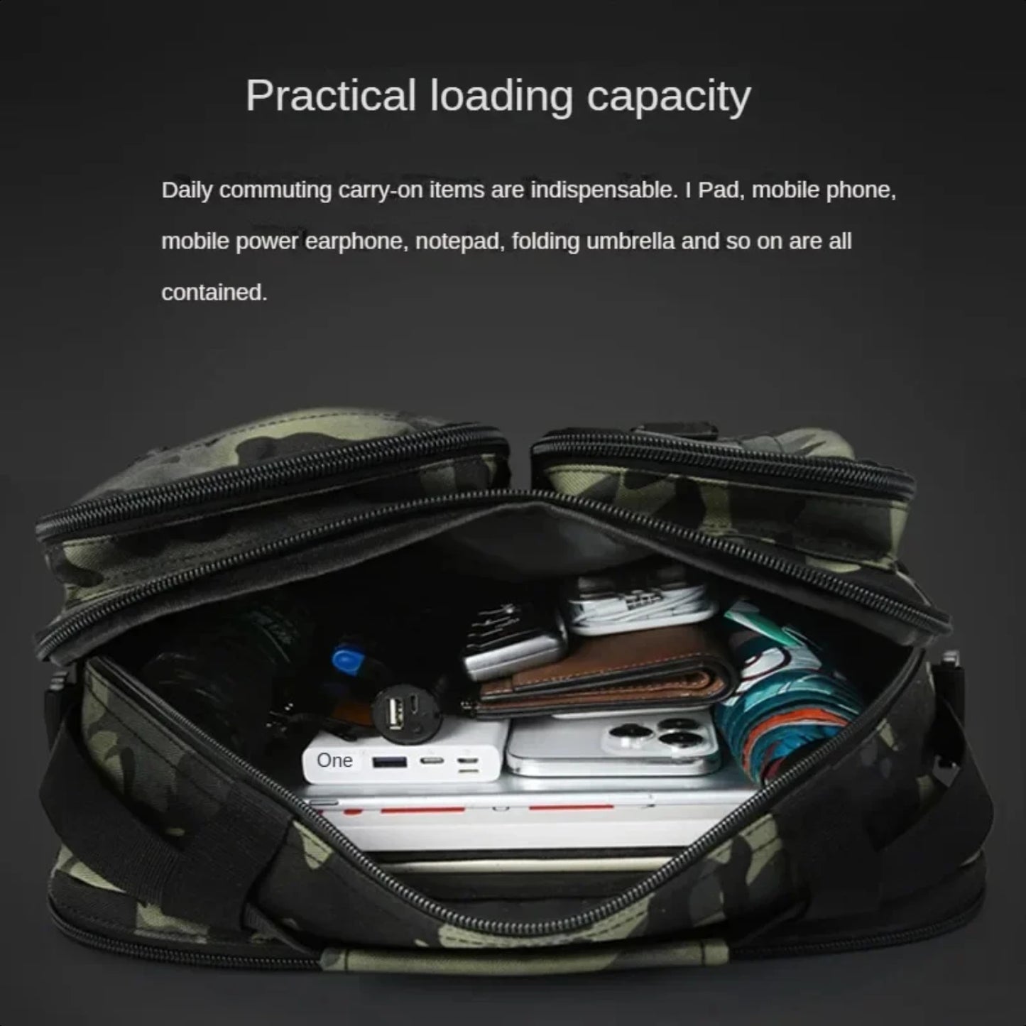 Hign-concerned Molle 600D Hiking Sling Crossbody Bag