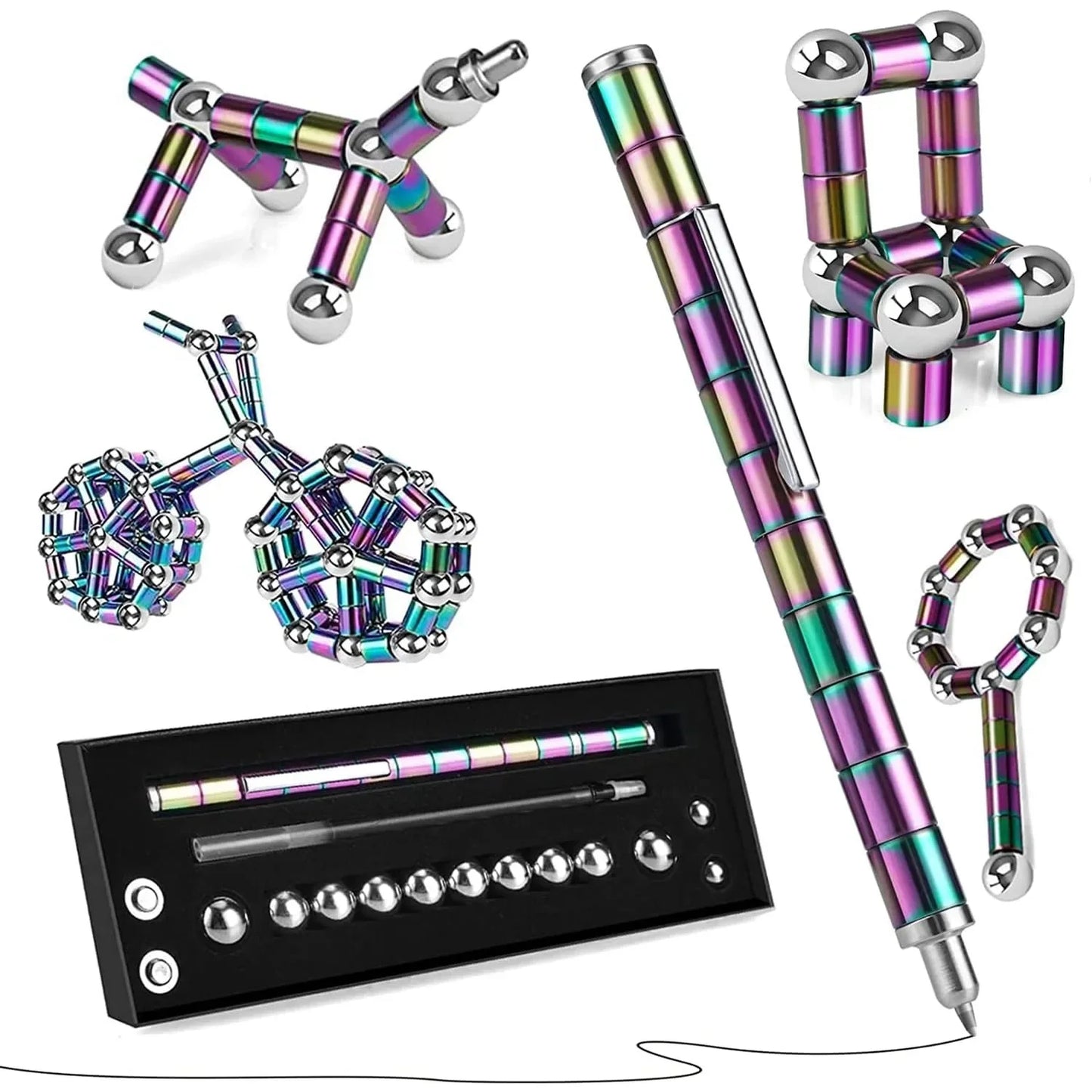 Hign-concerned Chemical Magnetic Fidget Pens Stress Relief