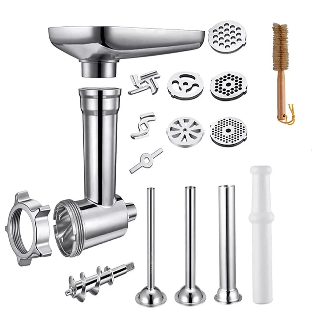 Stainless Steel Grinder KitchenAid Stand Mixer, Meat Grinder Accessories