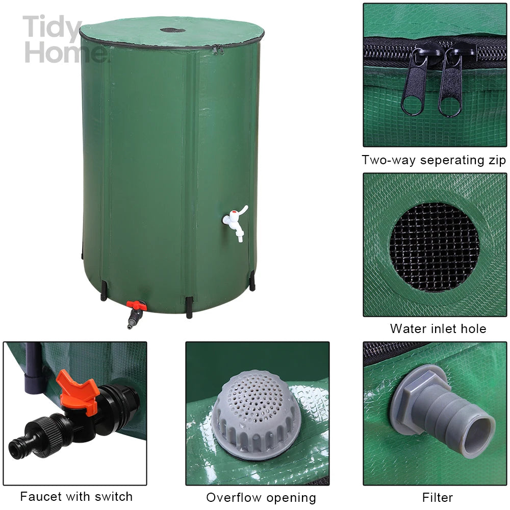 Misty's Garden Rain Barrel Kit Water Collector Aquaponics
