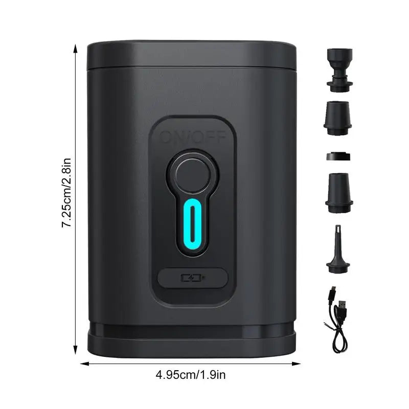 Mini Electric Vacuum Air Pump With Five Nozzles For Inflation