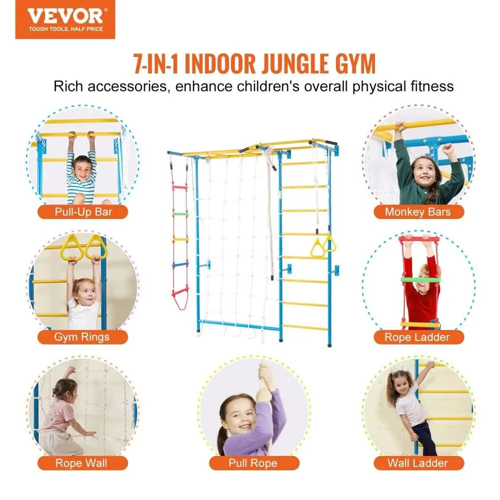 Mistys Garden Kids Climbing Gym Steel Multisport Playset
