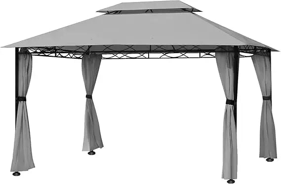 Frame Gazebo For Patios Aluminum Outdoor Canopy Curtains