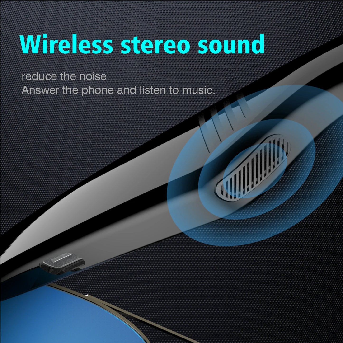 LOMAXFR Noise Reduction Smart Glasses With Wireless Calls