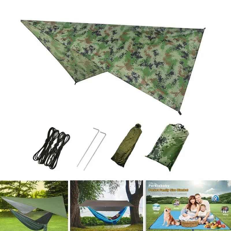 Swallowtail Lightweight Camping Hammock Canopy And Rain Fly