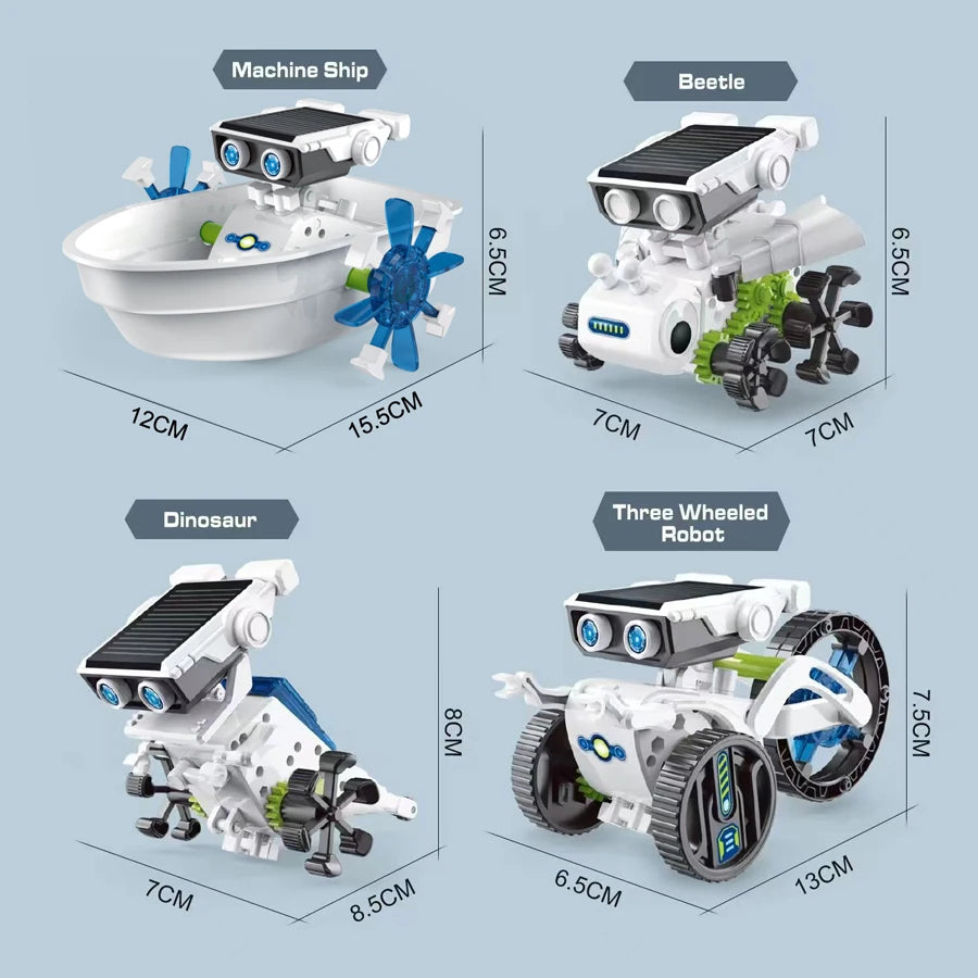 CONUSEA Solar Robot Toy 12 in 1 Educational Science Kit