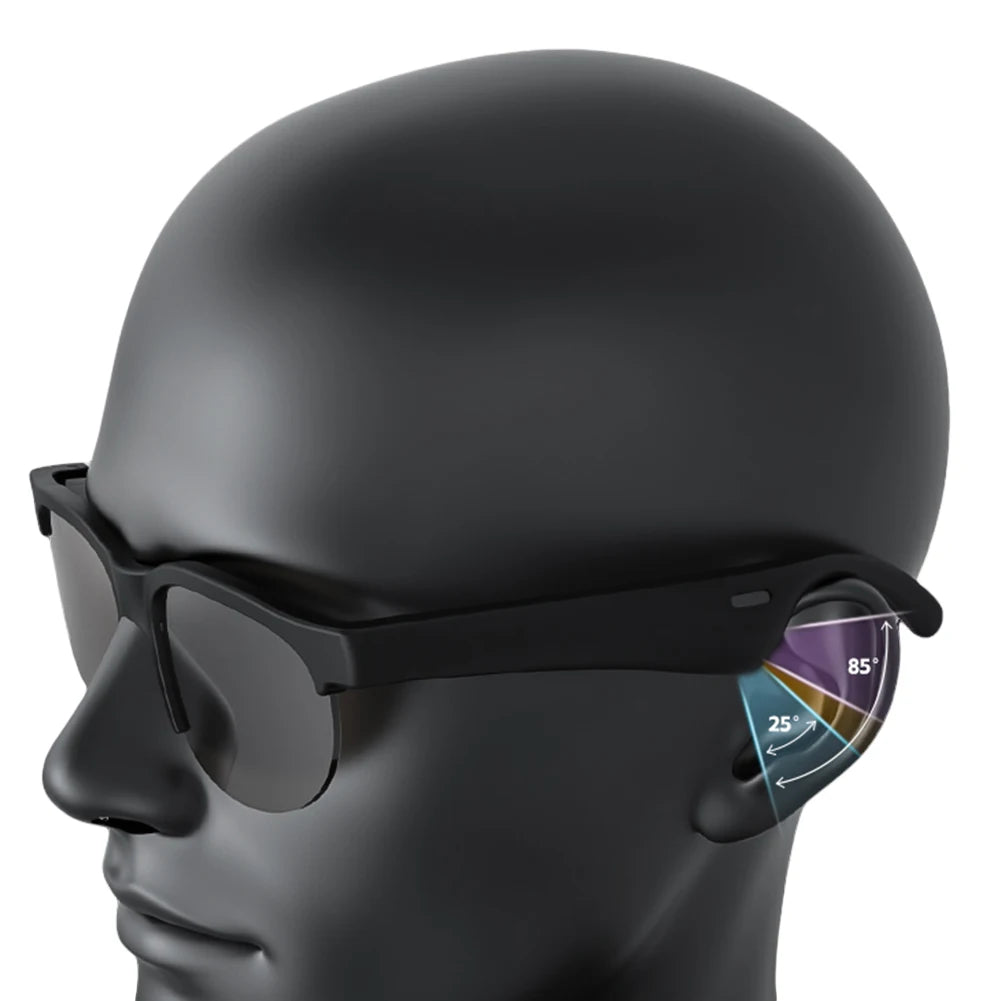 APWIKOGER AI Translation Glasses Built in Microphone