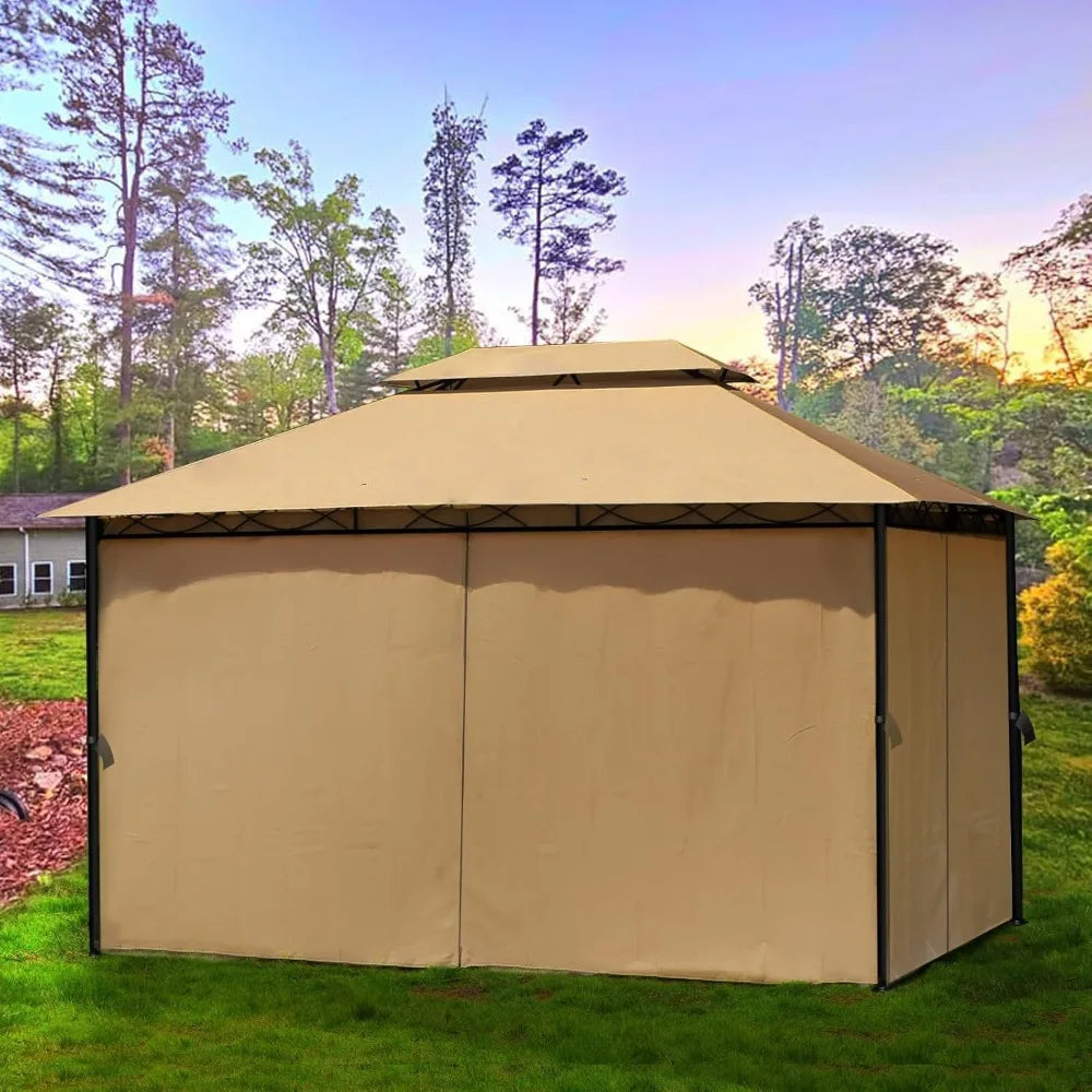 Frame Gazebo For Patios Aluminum Outdoor Canopy Curtains