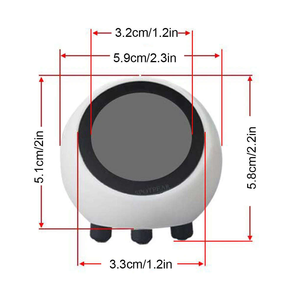 AI Voice Chat Robot Multi-Function ESP32-S3 Development Board LCD Display Smart Assistant Robot 1.28in for Home Office