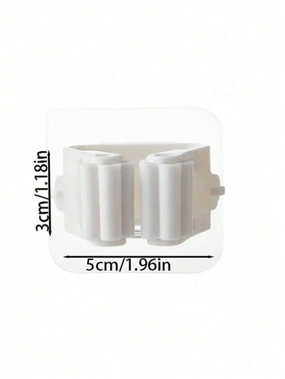 3 Pack Mop Clamp With Suction Hook For Organization