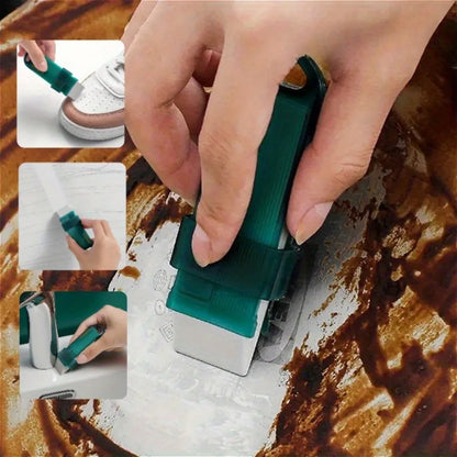 3 Piece Green Kitchen Cleaning Eraser Tool, Capable of Removing Stubborn Stains, Suitable for Kitchens, Bathrooms, Cars, Shoes