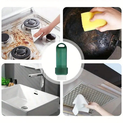 3 Piece Green Kitchen Cleaning Eraser Tool, Capable of Removing Stubborn Stains, Suitable for Kitchens, Bathrooms, Cars, Shoes