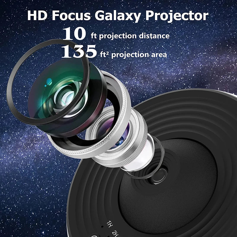 AUSYLE Night Galaxy Projector Starry Sky Planetarium Lamp