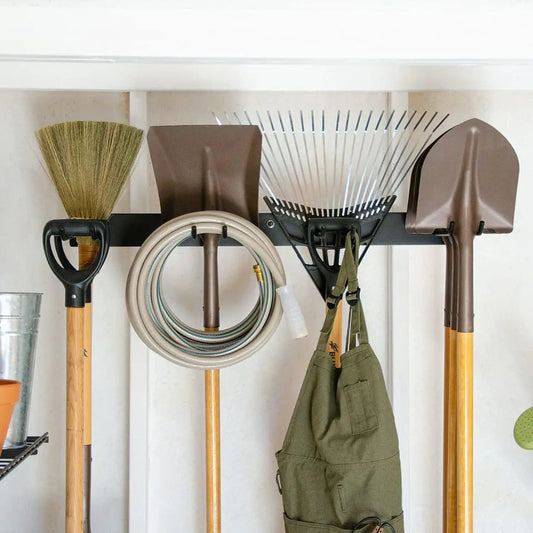 Heavy-Duty Wall Mounted Tool Hooks Secure Indoor Storage