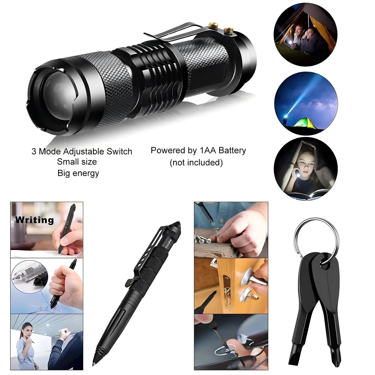 Choice Emergency Survival Kit Tactical Gear First Aid SOS Wilderness Adventure