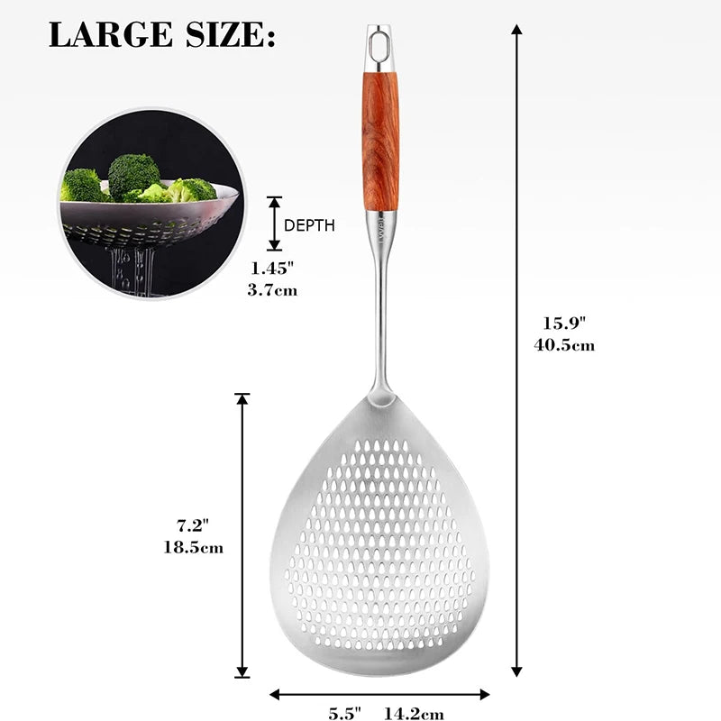 Stainless Steel Fine-Mesh Skimmer Strainer