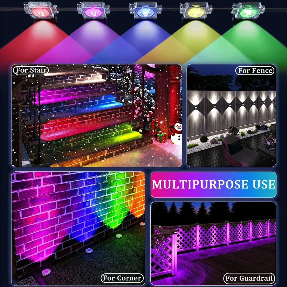 90m/295ft 180LED Smart Rainbow Led Permanent Outdoor Light RGBIC Christmas Light,App & Remote Control,IP67 Waterproof Home Decor