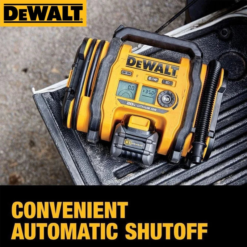 DEWALT 20V Corded/Cordless Air Inflator 160 PSI Tire Inflator Electric Air Pump Blower Power Tools 1/2PC battery