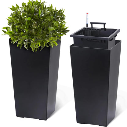 Durable Plastic Planter Pots for Indoor and Outdoor Use