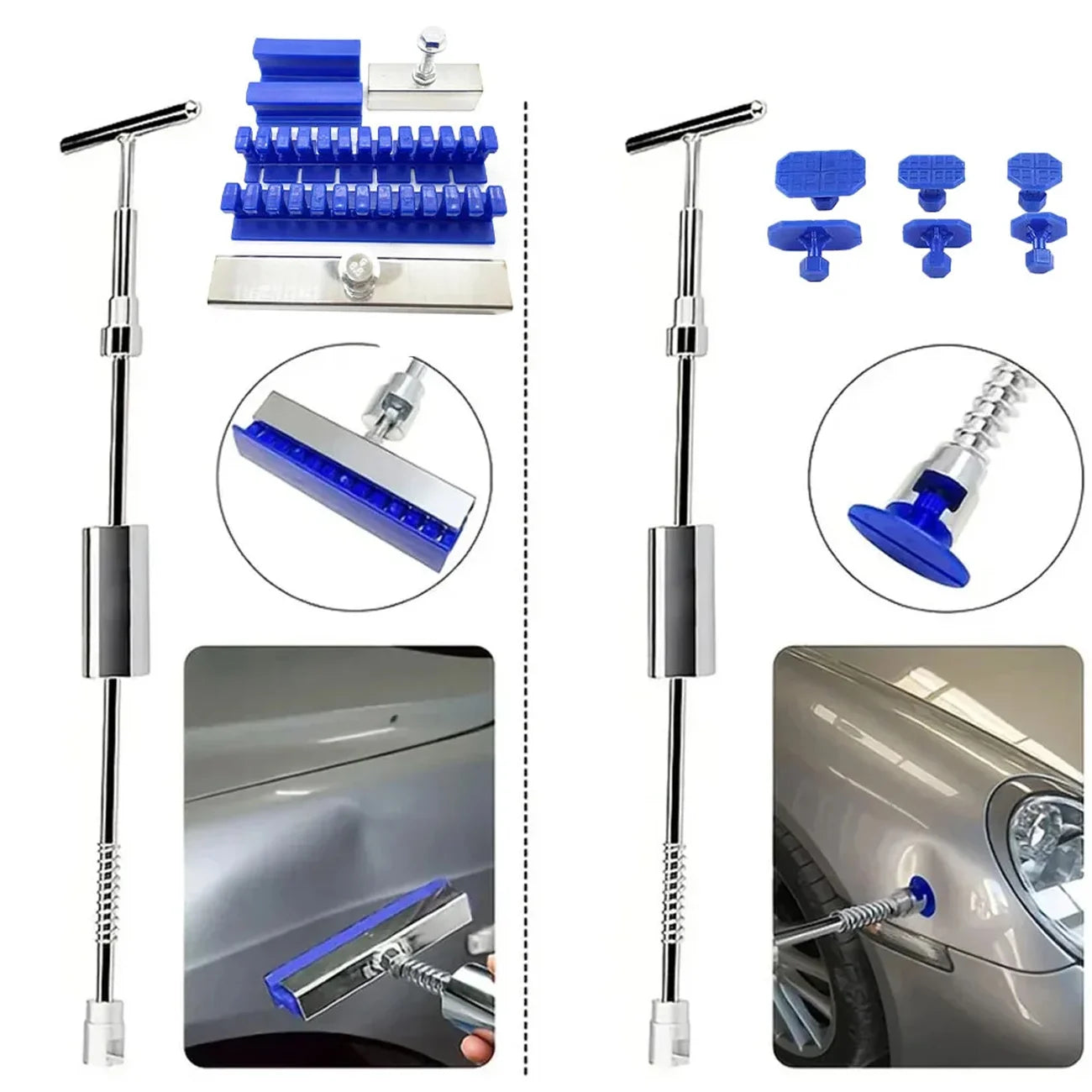 Dent Repair Kit Car Body Puller With Slide Hammer Tools