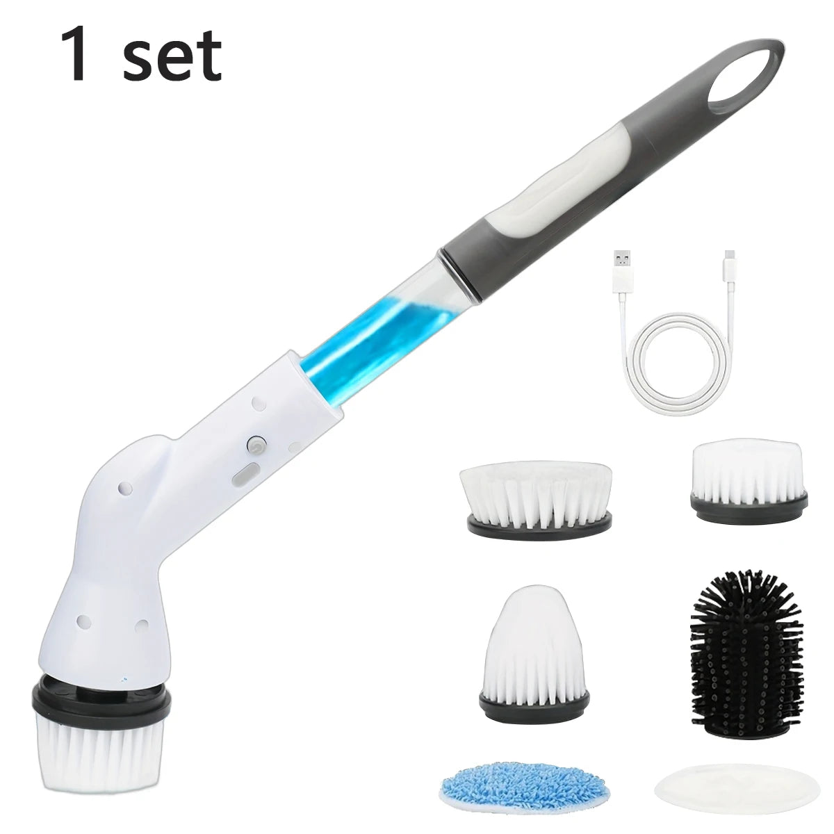 Cordless Electric Spin Scrubber Multi Surface Cleaner For Bathroom Kitchen