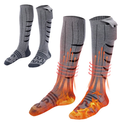 Electric Heated Socks Fast Heating Winter Warmth For Outdoor Skiing
