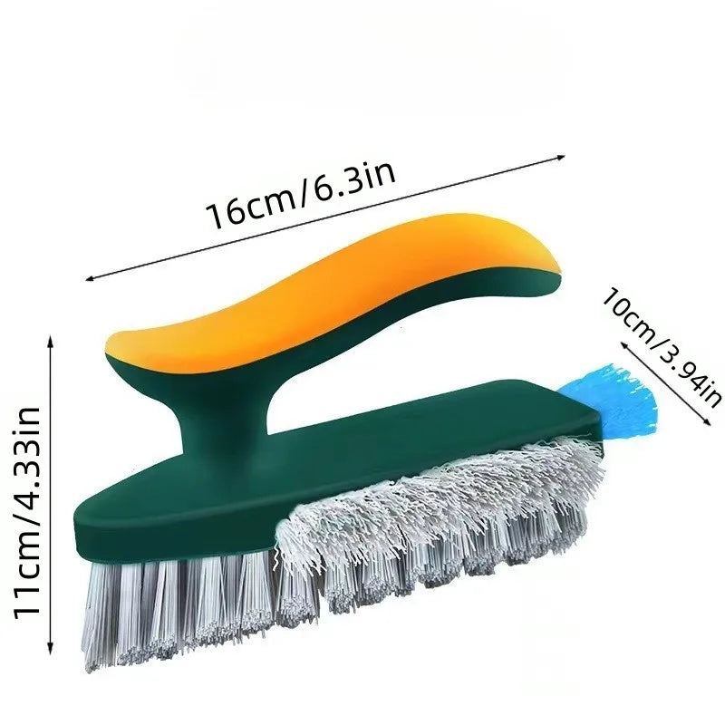 3-in-1 Grout and Tile Cleaning Brush Multi-Surface Scrubber