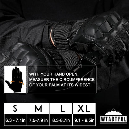Tactical Full Finger Cycling Gloves With Non Slip Grip