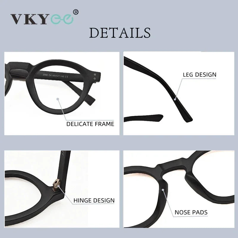 VICKY Classical Men's Prescription Glasses TR90 Reading Glasses Anti Blue Ray Glasses Frame Men Customize  Prescription Eyewear