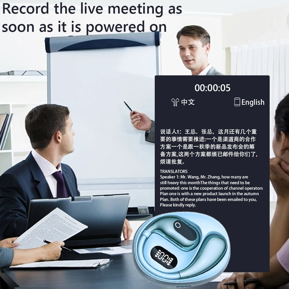 Alloet Wireless Translation Earbuds Real Time 138 Languages